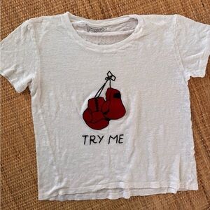 Banner Day Linen Tee